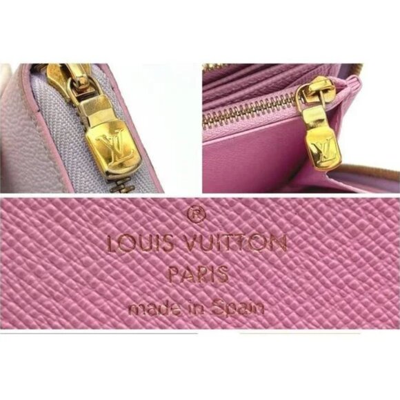 Louis Vuitton Monogram Giant Spring In The City Zippy Wallet Sunrise Pastel Pink - Picture 10 of 16